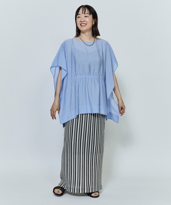 シアーVISリネンブラウス 詳細画像