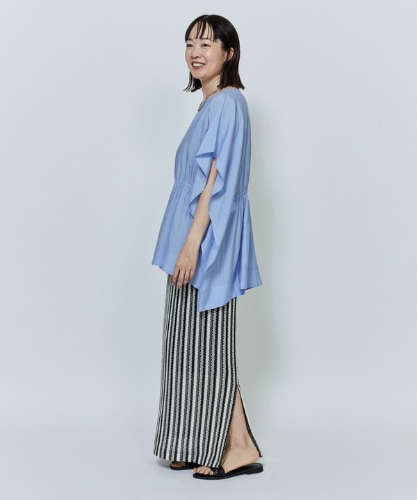 シアーVISリネンブラウス 詳細画像