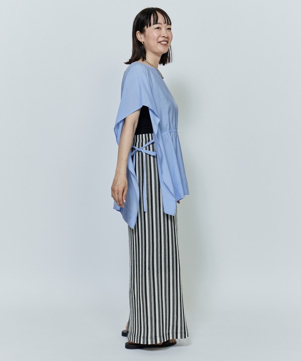 シアーVISリネンブラウス 詳細画像