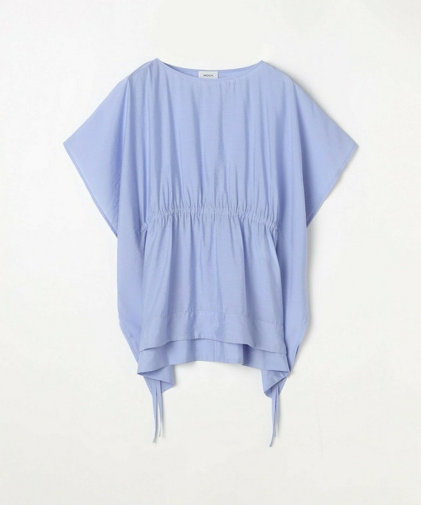 シアーVISリネンブラウス 詳細画像 ブルー