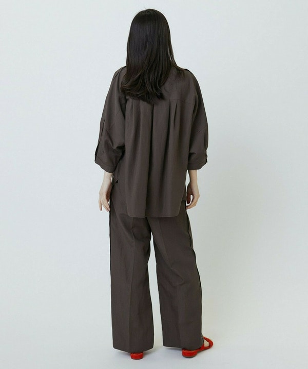 ナチュラルタンブラーイージーワイドパンツ 詳細画像