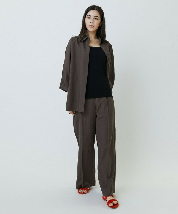 ナチュラルタンブラーイージーワイドパンツ 詳細画像