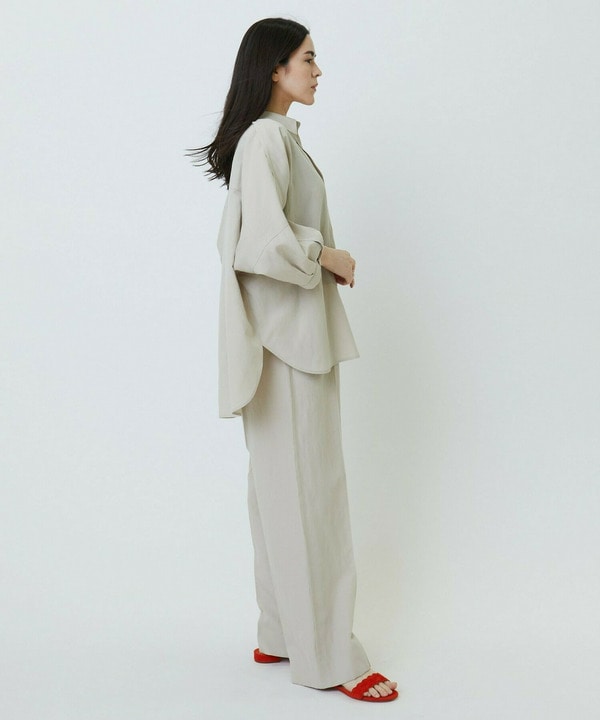 ナチュラルタンブラーイージーワイドパンツ 詳細画像