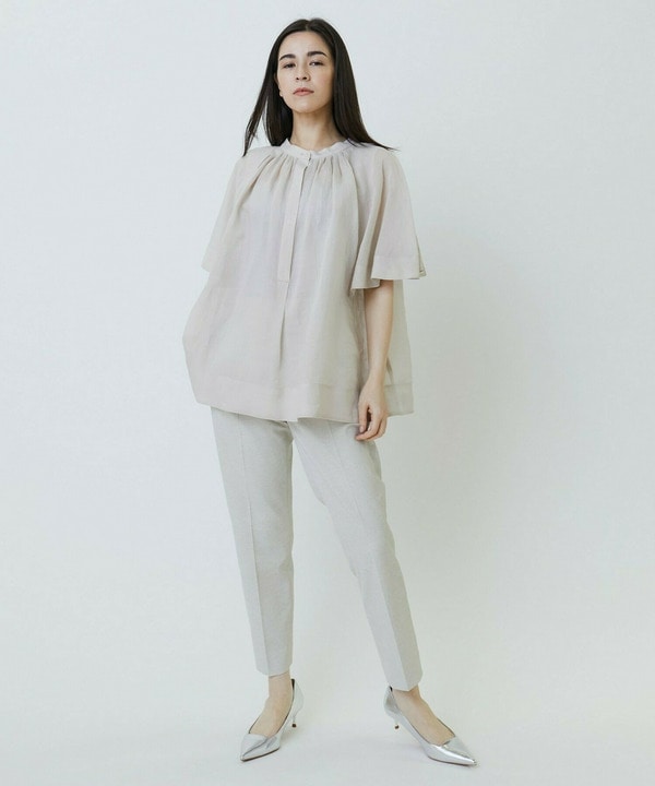 Pe麻オックスストレッチパンツ 詳細画像