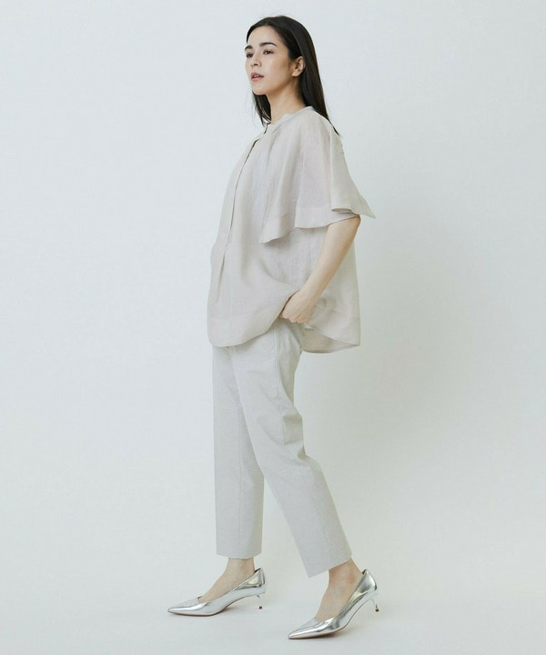 Pe麻オックスストレッチパンツ 詳細画像