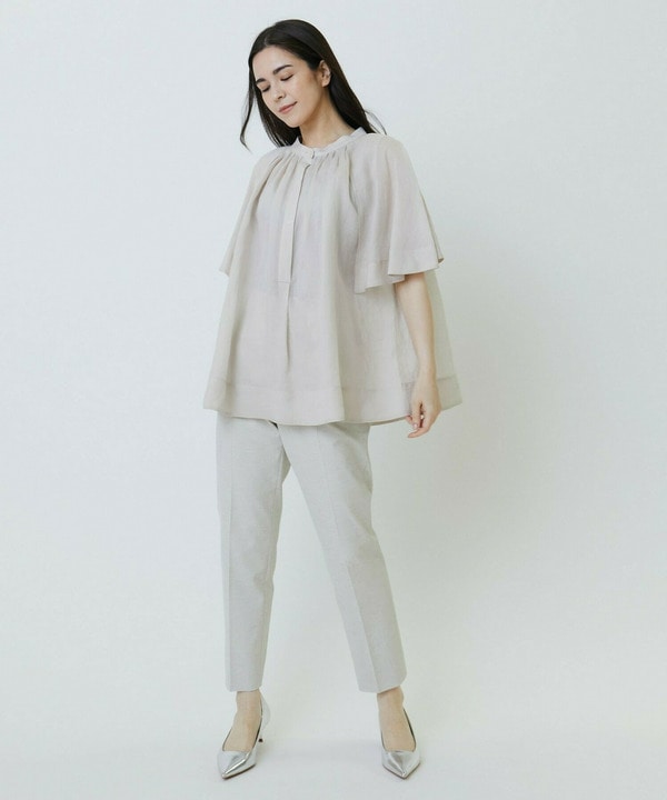 Pe麻オックスストレッチパンツ 詳細画像