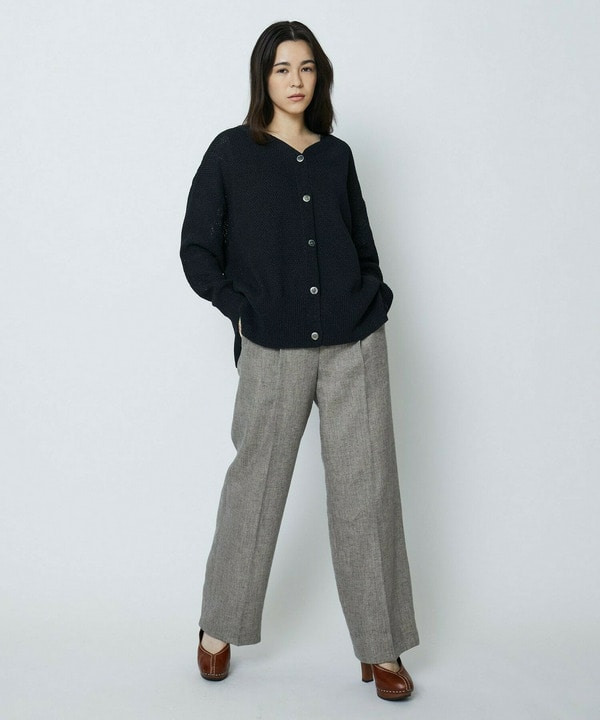 ラメリネンワイドパンツ 詳細画像