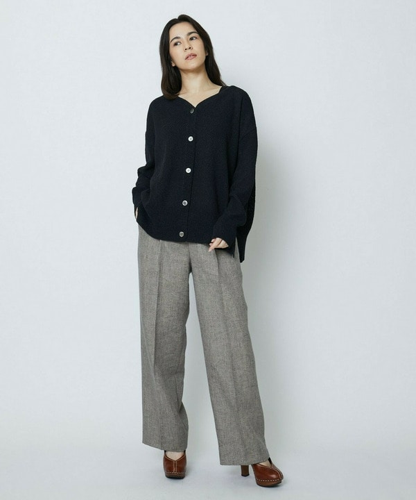 ラメリネンワイドパンツ 詳細画像