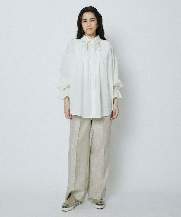 ラメリネンワイドパンツ 詳細画像