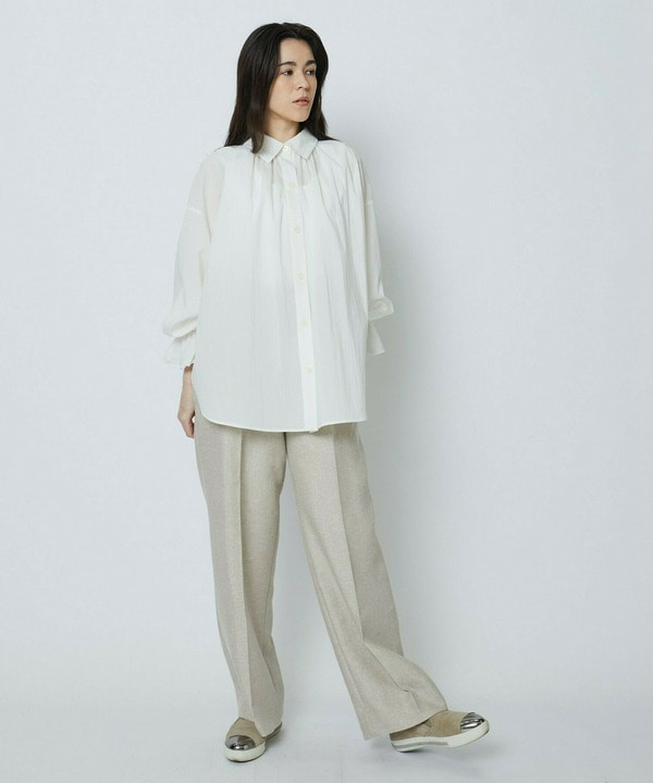 ラメリネンワイドパンツ 詳細画像