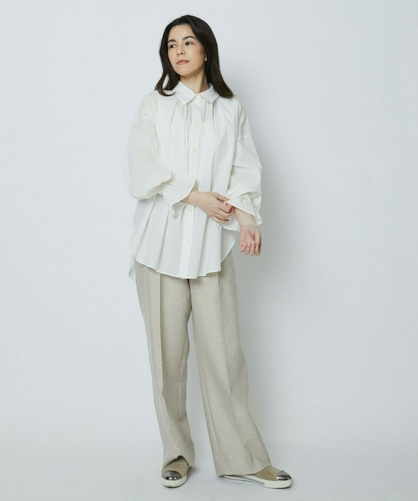 ラメリネンワイドパンツ 詳細画像