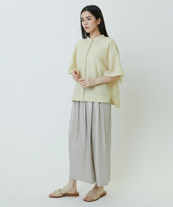 Li/R箔プリントタックIラインスカート 詳細画像