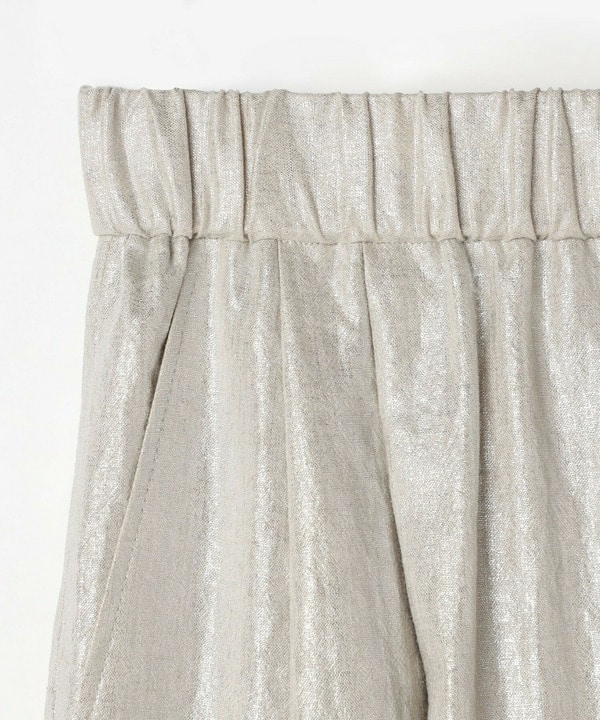 Li/R箔プリントタックIラインスカート 詳細画像