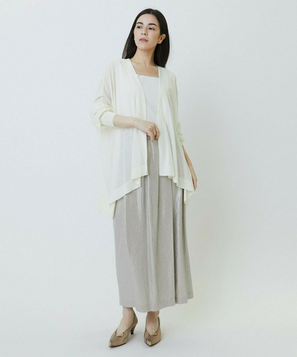 Li/R箔プリントタックIラインスカート 詳細画像