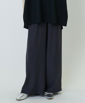 キュプラツイルワイドパンツ