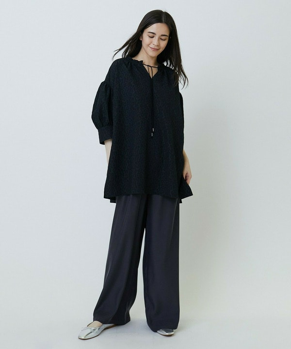 キュプラツイルワイドパンツ 詳細画像