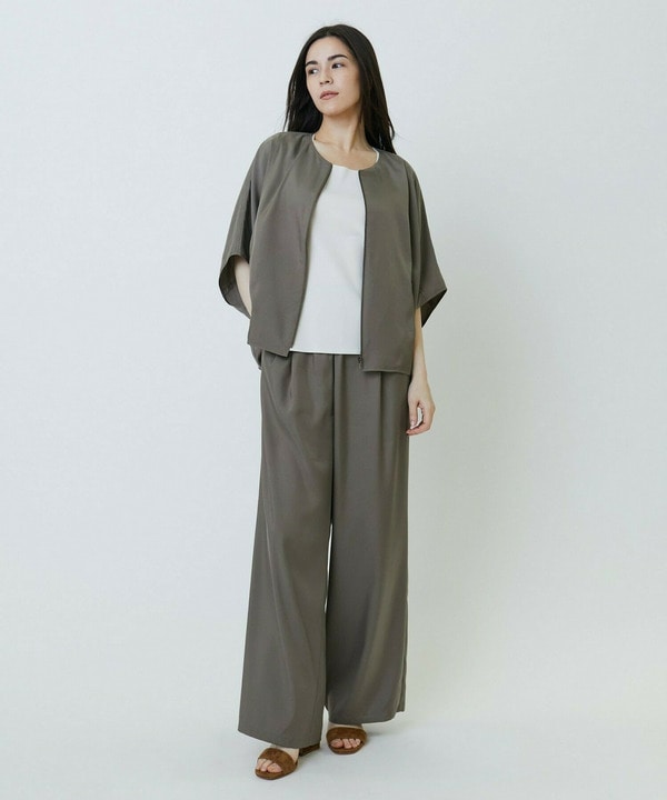 キュプラツイルワイドパンツ 詳細画像