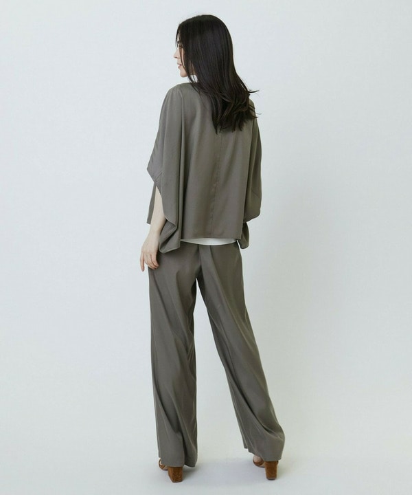 キュプラツイルワイドパンツ 詳細画像