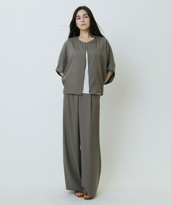 キュプラツイルワイドパンツ 詳細画像