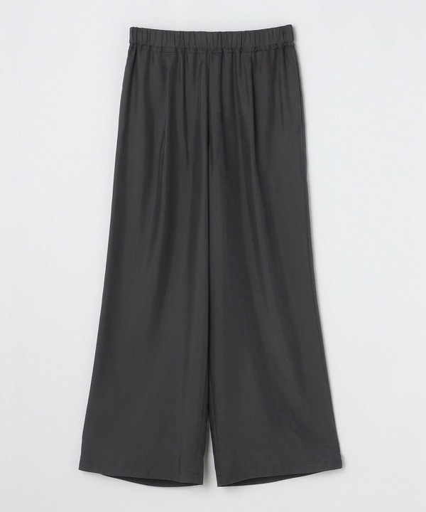 キュプラツイルワイドパンツ 詳細画像 チャコールグレー