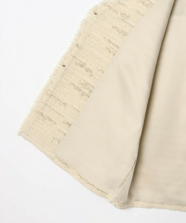 リングウールラメツイードジレ 詳細画像