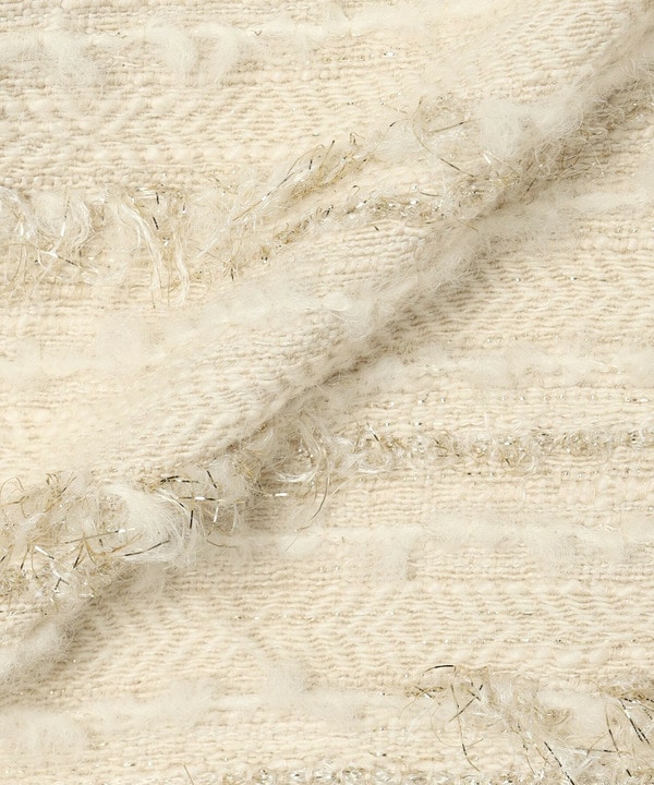 リングウールラメツイードジレ 詳細画像