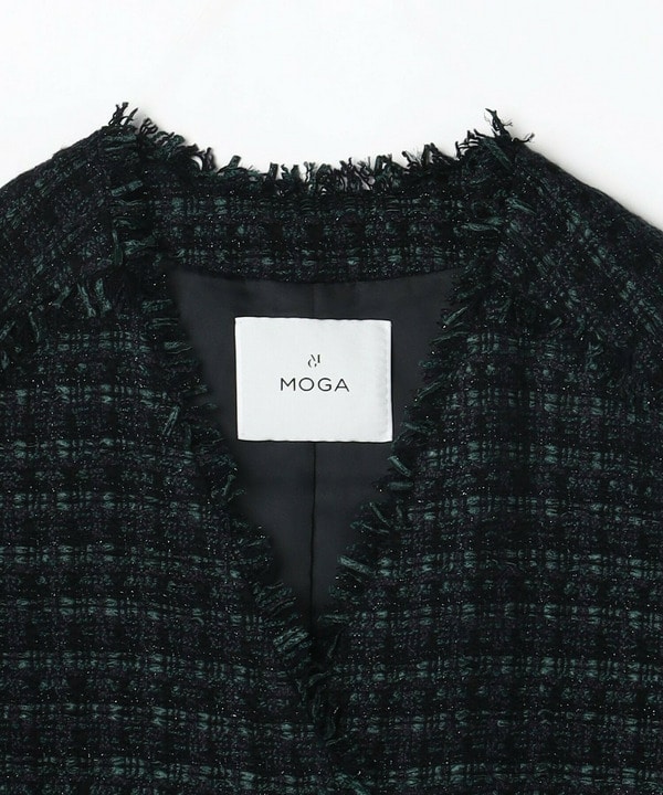 ファンシーラメツイードジレ 詳細画像