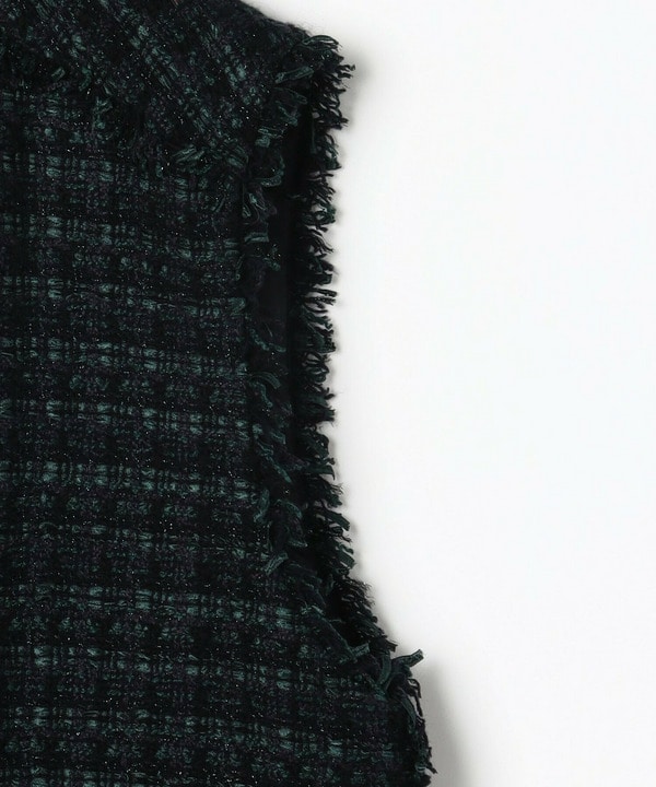 ファンシーラメツイードジレ 詳細画像