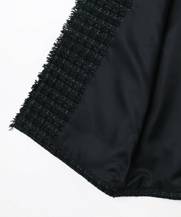 ファンシーラメツイードジレ 詳細画像