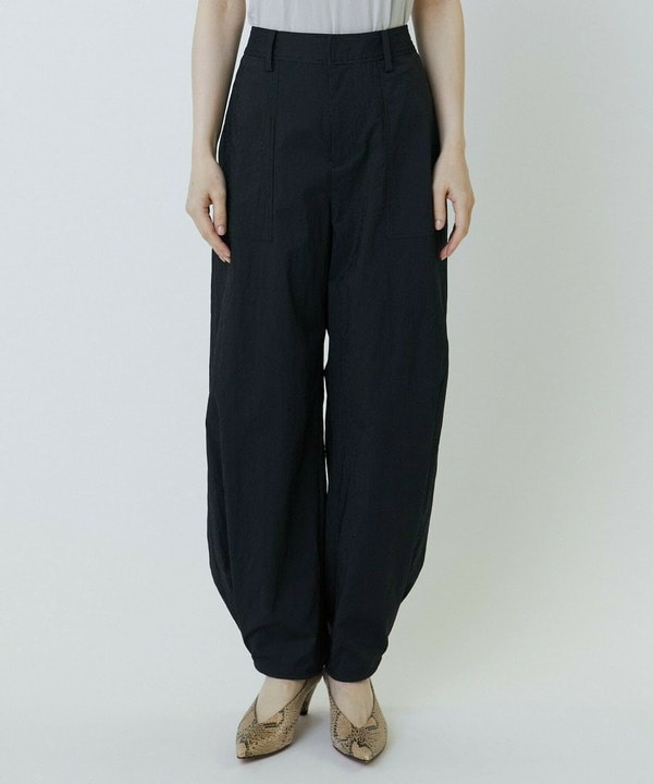 ピンストライプストレッチベイカーパンツ 詳細画像