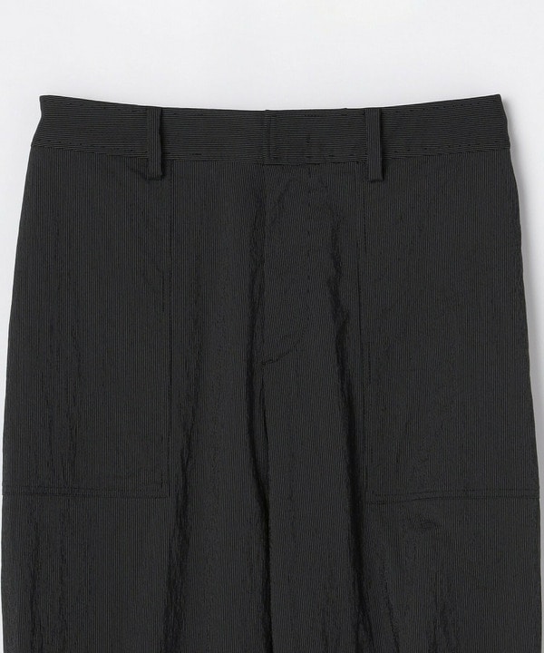 ピンストライプストレッチベイカーパンツ 詳細画像