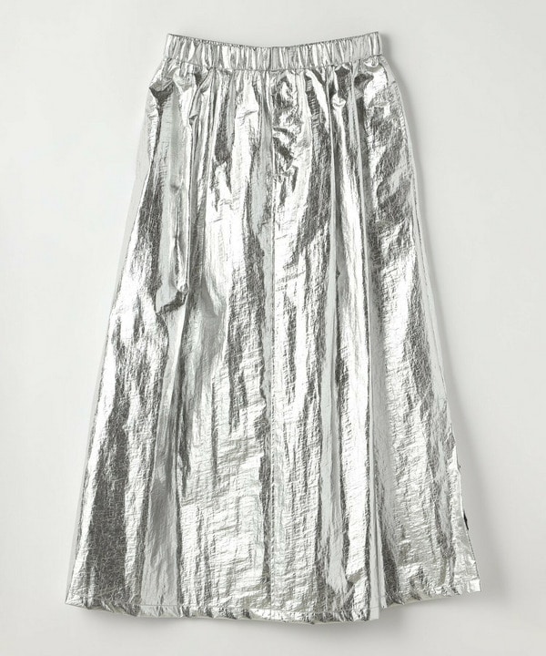 ナイロンフォイルスカート 詳細画像 シルバー