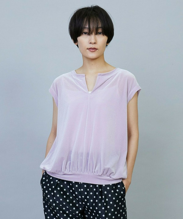 シアーベロアトップス 詳細画像 ピンク