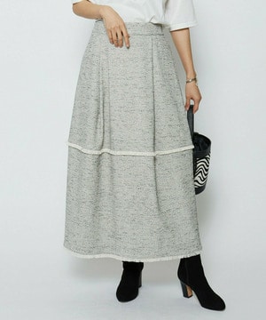 ミックスツイードスカート