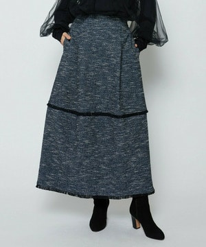 ミックスツイードスカート