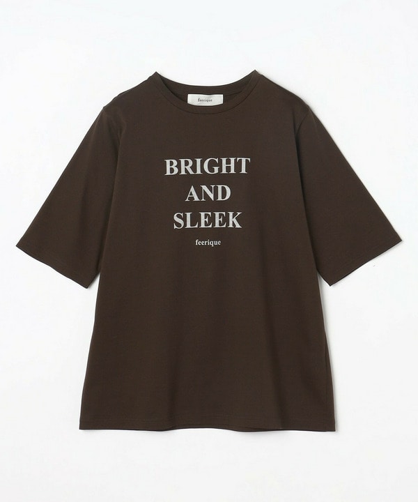 コットン天竺Tシャツ 詳細画像 ブラウン