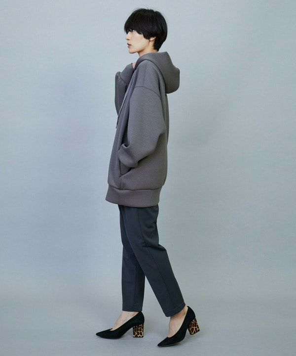 メリルハイテンション裏起毛テーパードパンツ 詳細画像