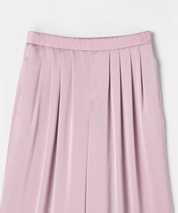 ソアパールサテンワイドパンツ 詳細画像