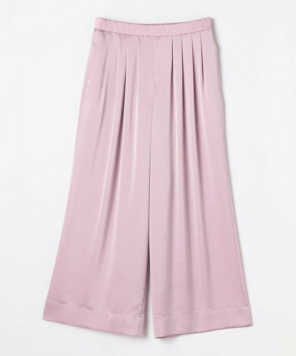 ソアパールサテンワイドパンツ 詳細画像 ピンク