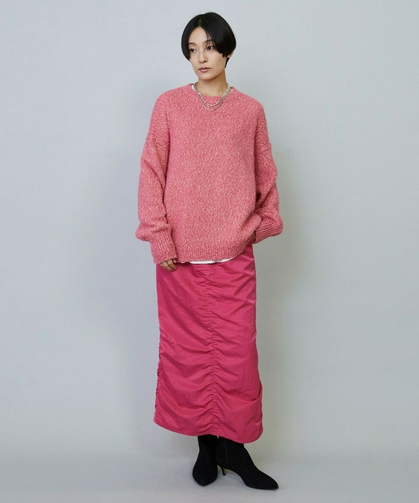 ナイロンタフタIラインスカート 詳細画像