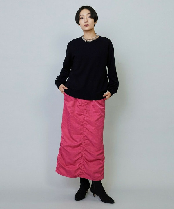 ナイロンタフタIラインスカート 詳細画像