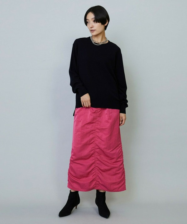 ナイロンタフタIラインスカート 詳細画像