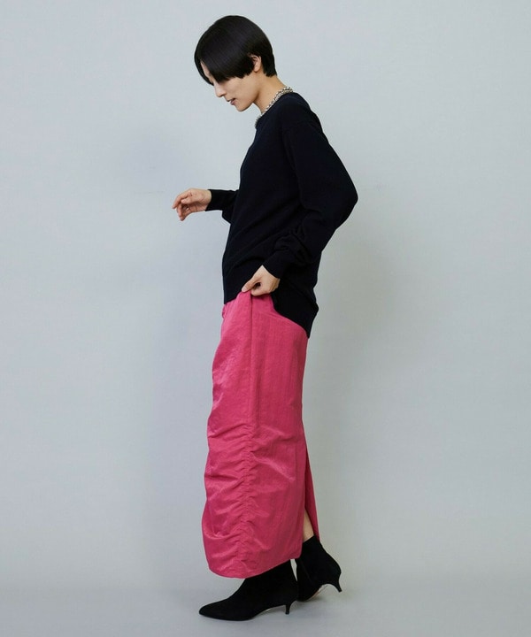 ナイロンタフタIラインスカート 詳細画像