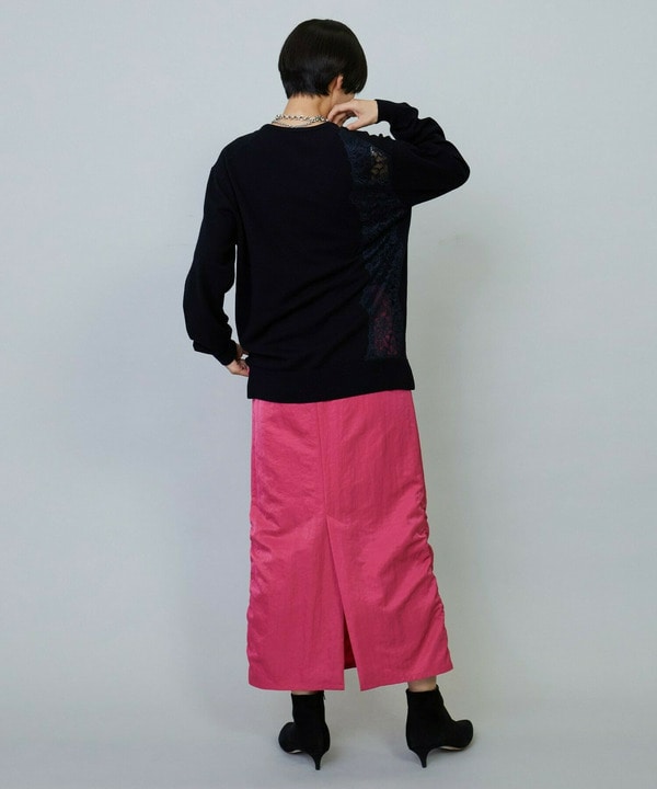 ナイロンタフタIラインスカート 詳細画像