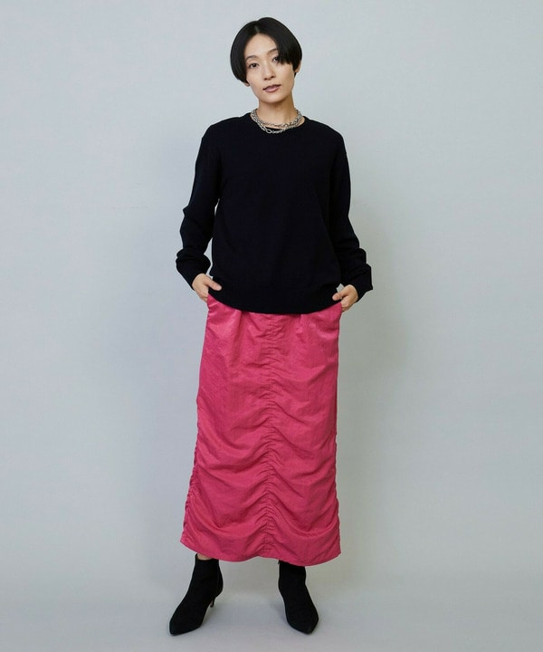 ナイロンタフタIラインスカート 詳細画像