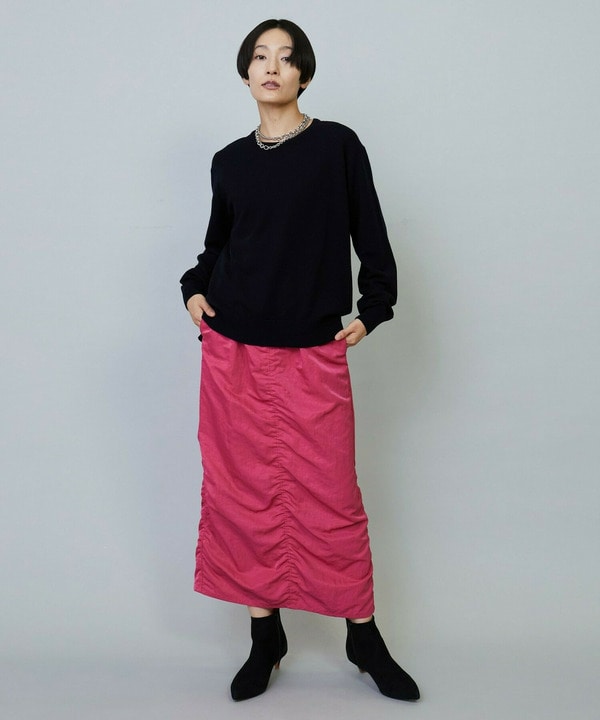 ナイロンタフタIラインスカート 詳細画像