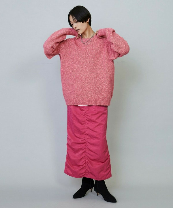 ナイロンタフタIラインスカート 詳細画像