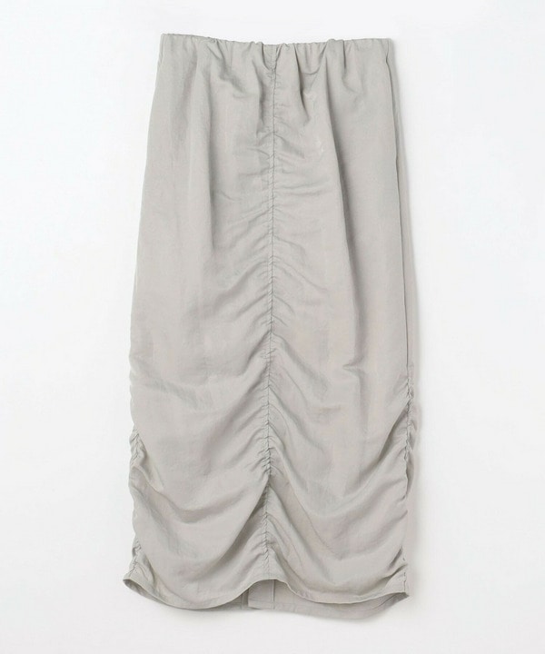 ナイロンタフタIラインスカート 詳細画像 ライトグレー