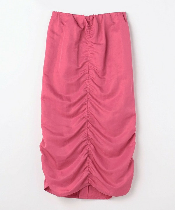 ナイロンタフタIラインスカート 詳細画像 ピンク