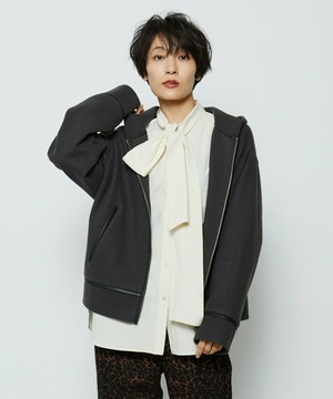 feerique 　ヴィンテージライクボウタイブラウス